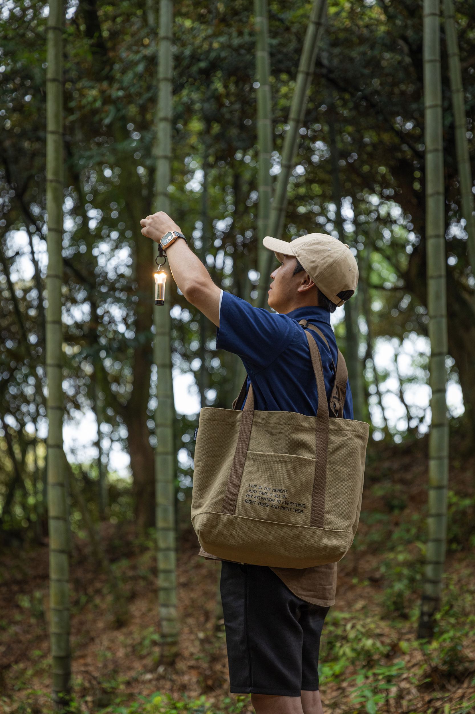 キャンプギアトートバッグ 自立型 B-189