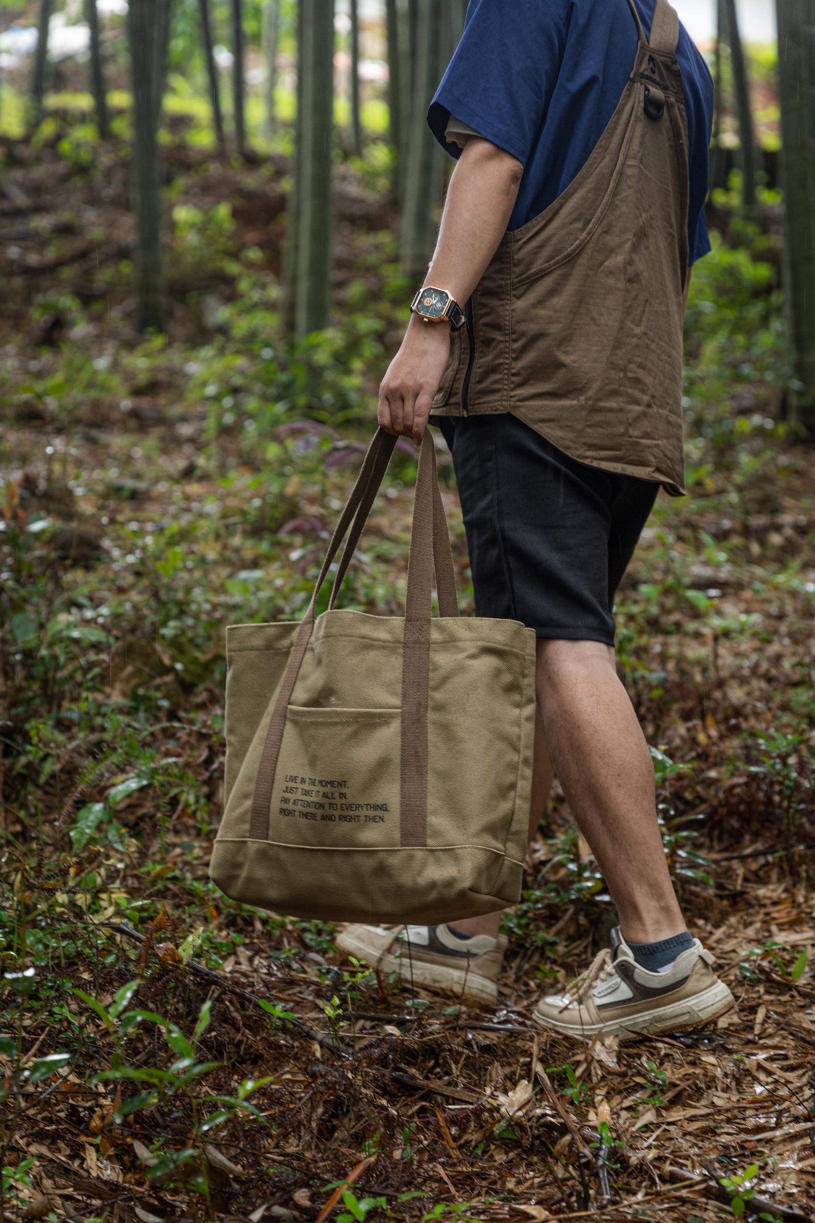 キャンプギアトートバッグ 自立型 B-189