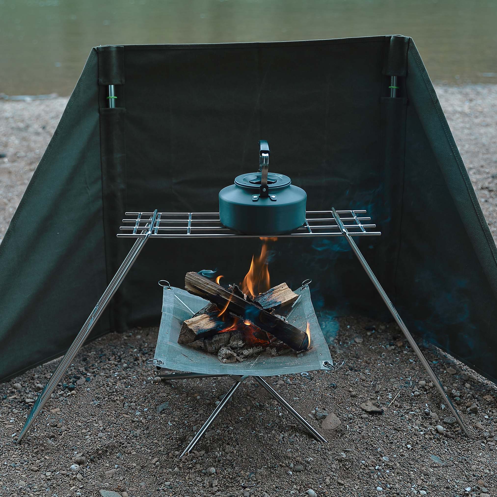 焚火陣幕 コットン帆布 B-660