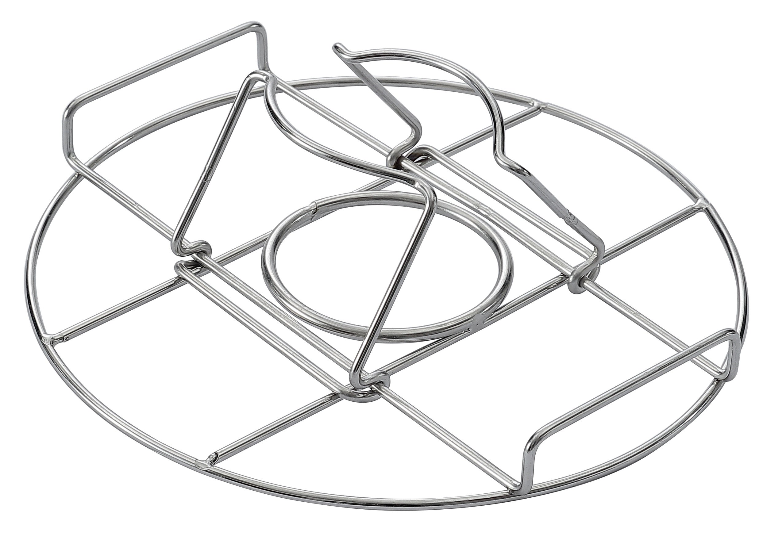 ビア缶チキンスタンド ステンレス製 折りたたみ式 BBQ-19