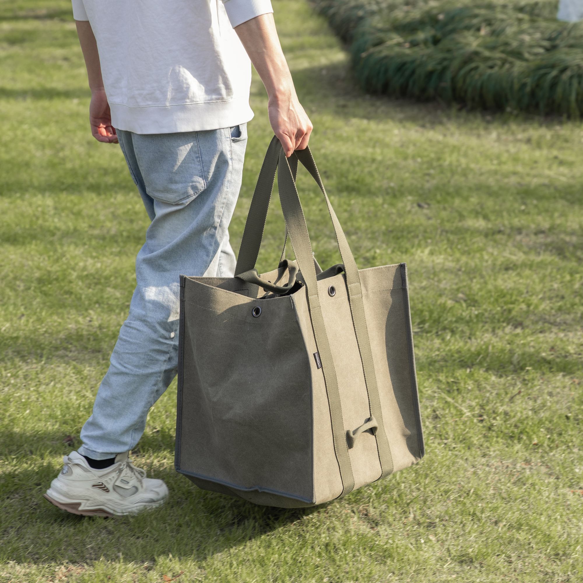 薪ケース 大容量帆布 BC-400