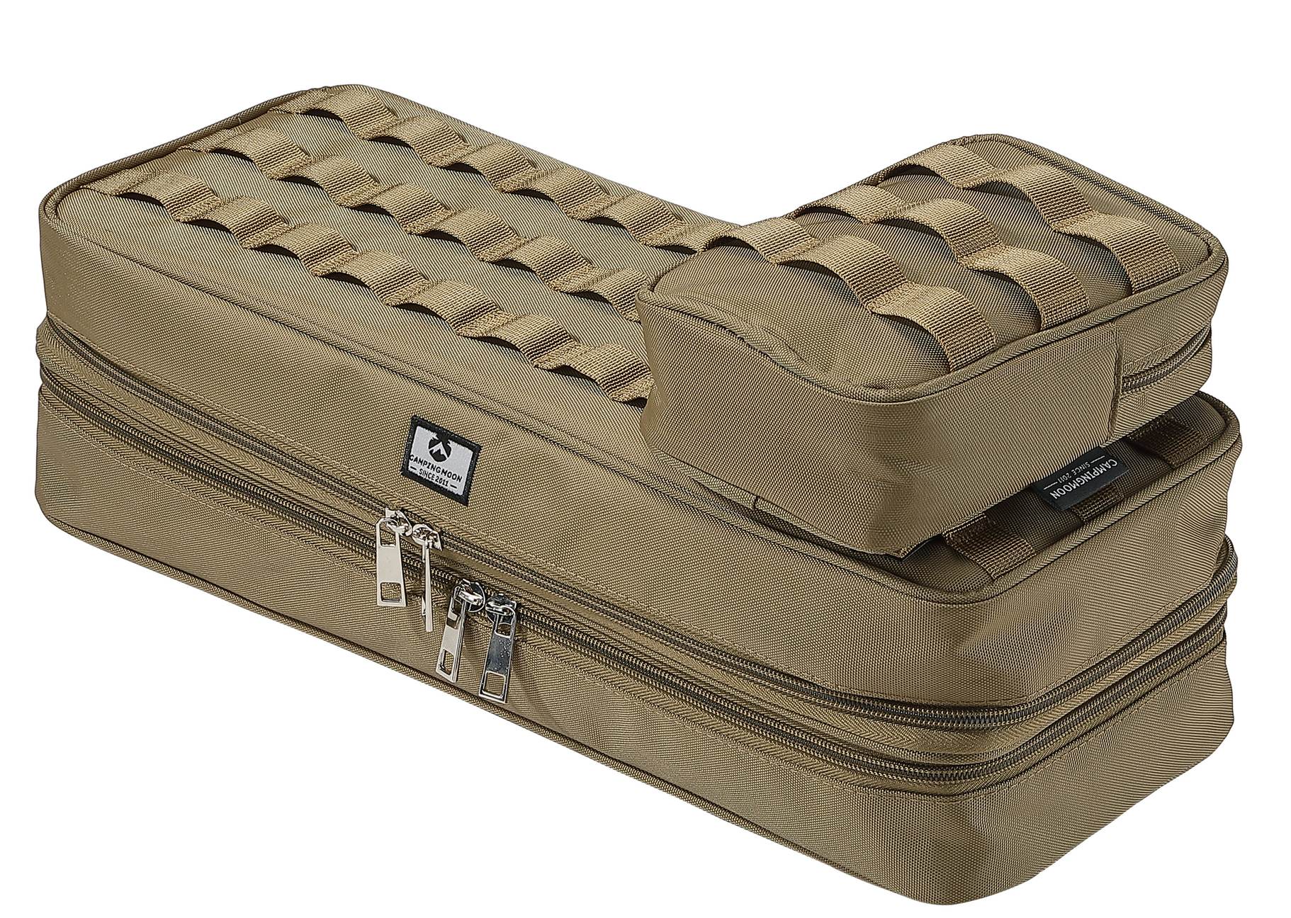 ペグ収納ボックス 2気室・MOLLE対応 BG-40