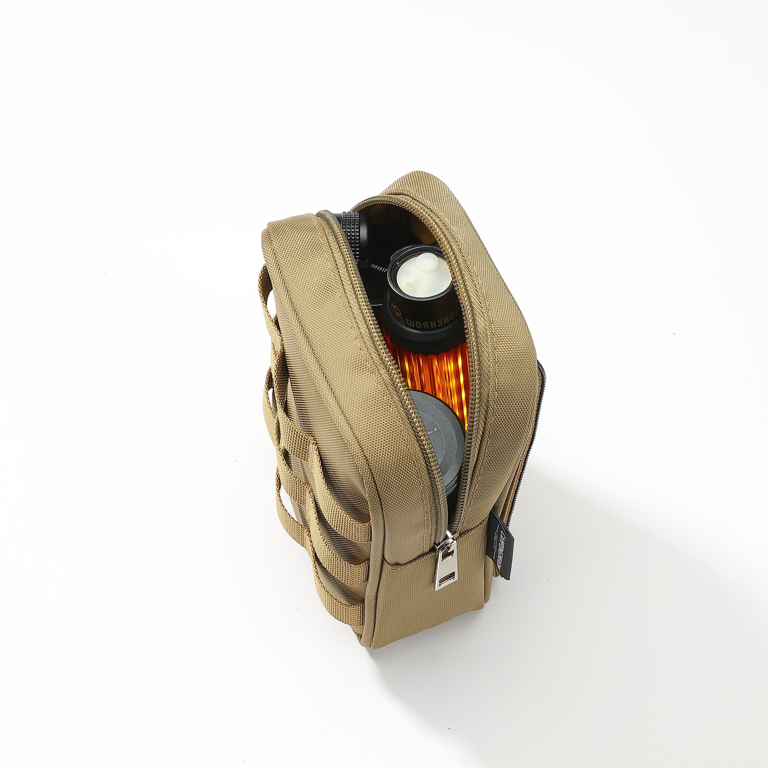 ペグ収納ボックス 2気室・MOLLE対応 BG-40