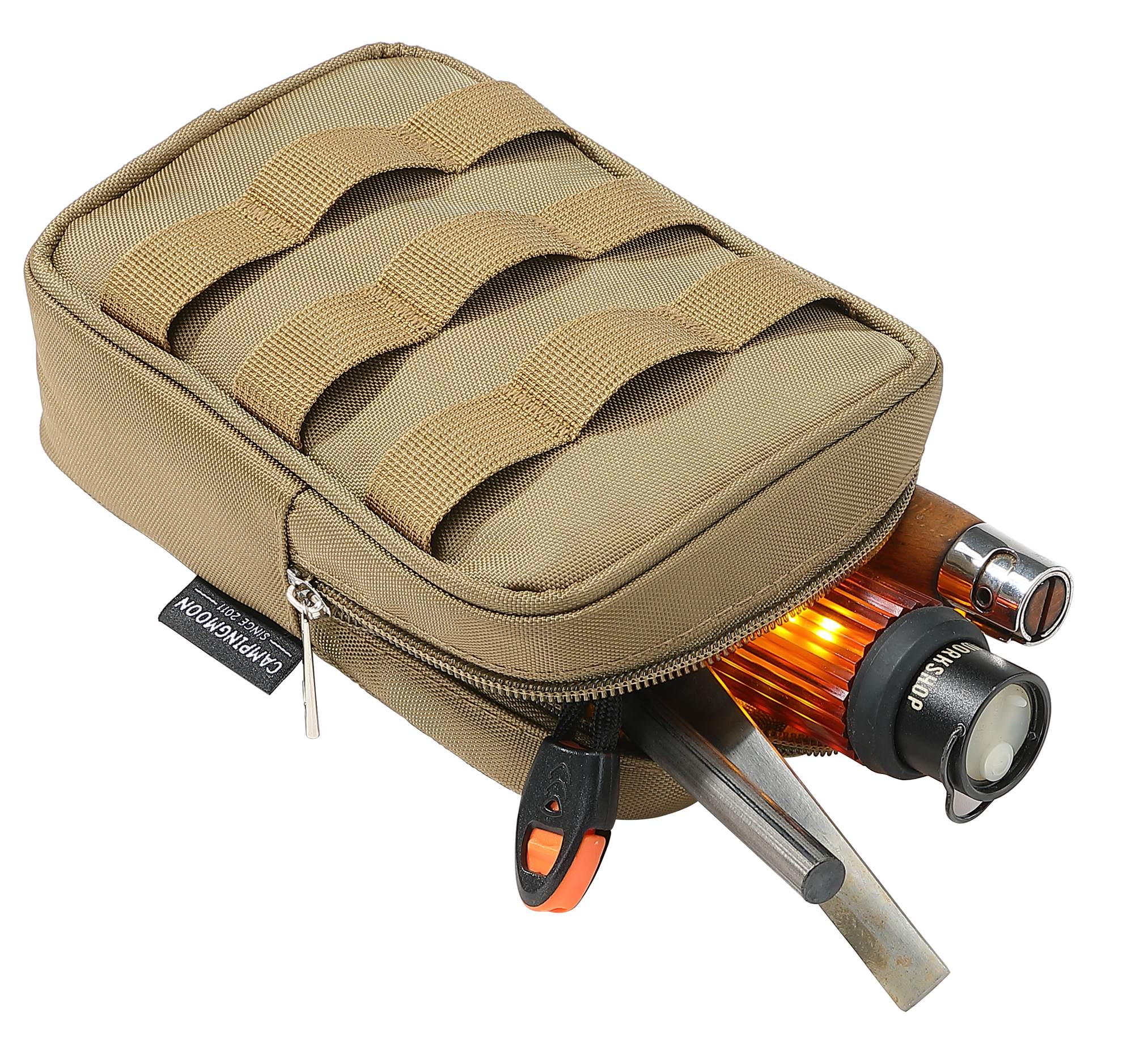 ペグ収納ボックス 2気室・MOLLE対応 BG-40