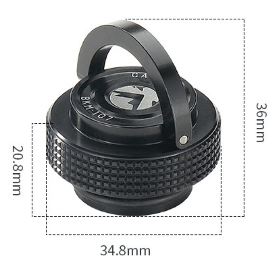 ガス缶プロテクションキャップ OD・CB缶兼用 BKM-107