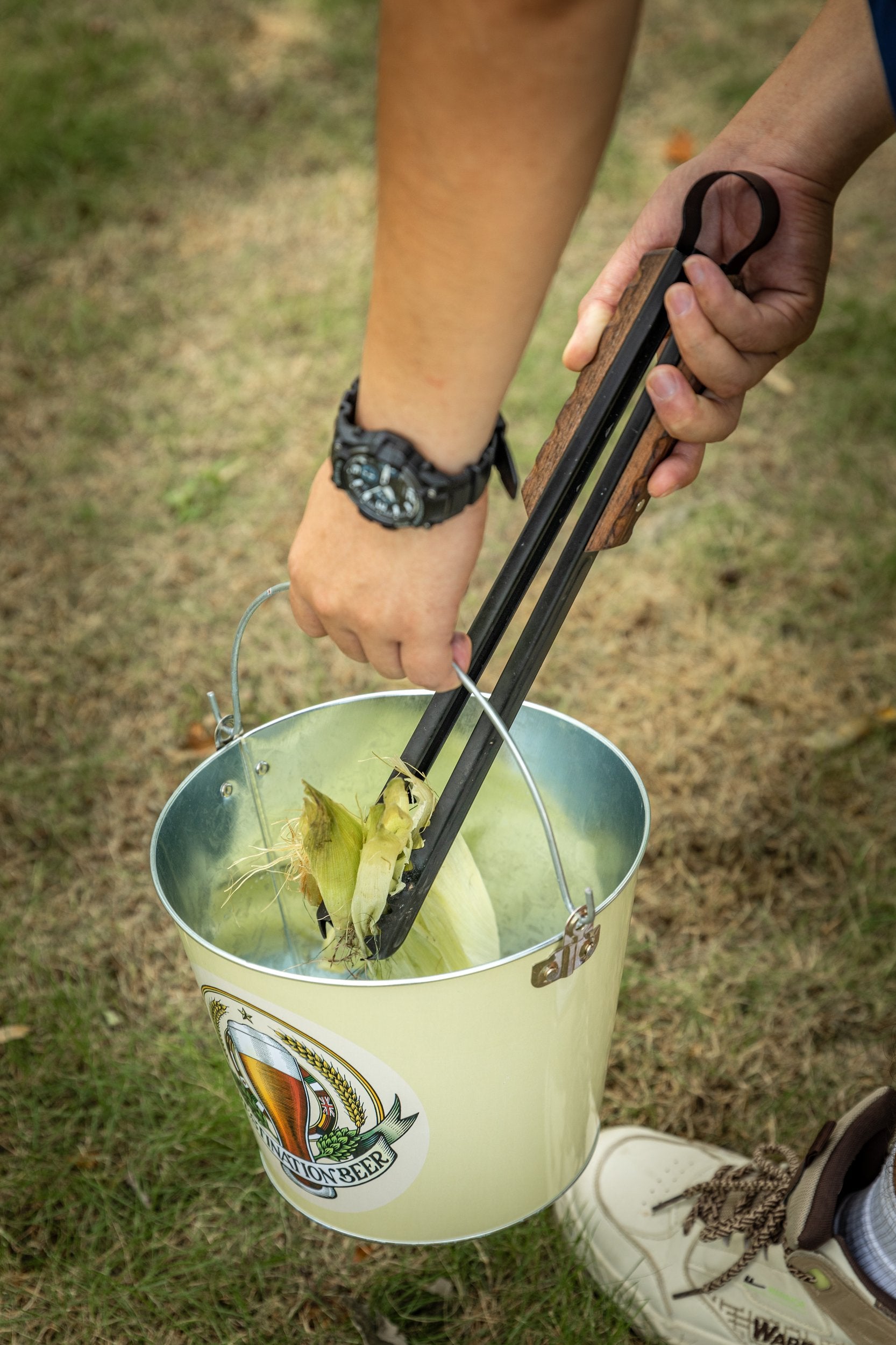 薪ばさみ ブラックローズウッドハンドル BKMS-41