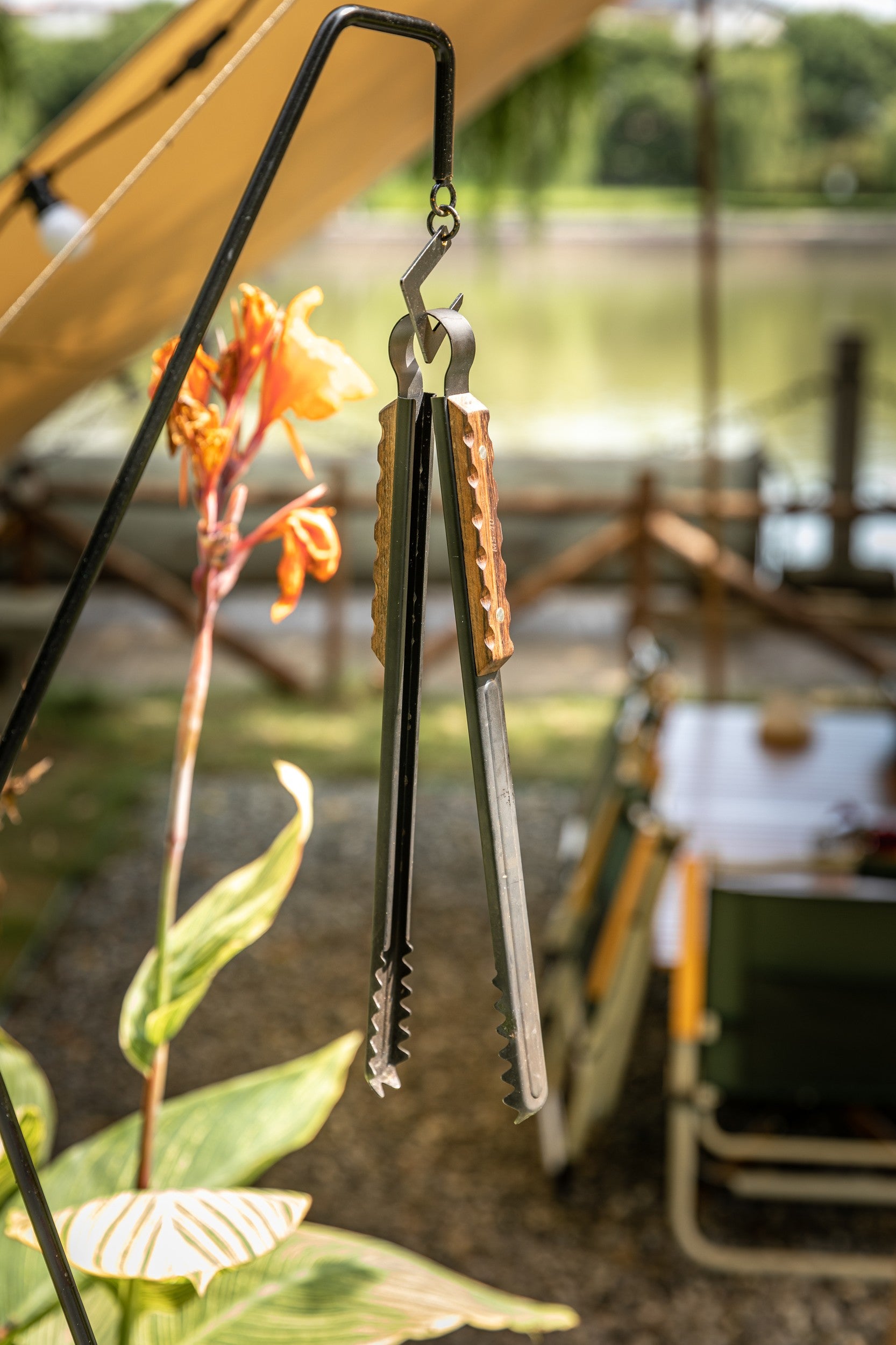 薪ばさみ ブラックローズウッドハンドル BKMS-41