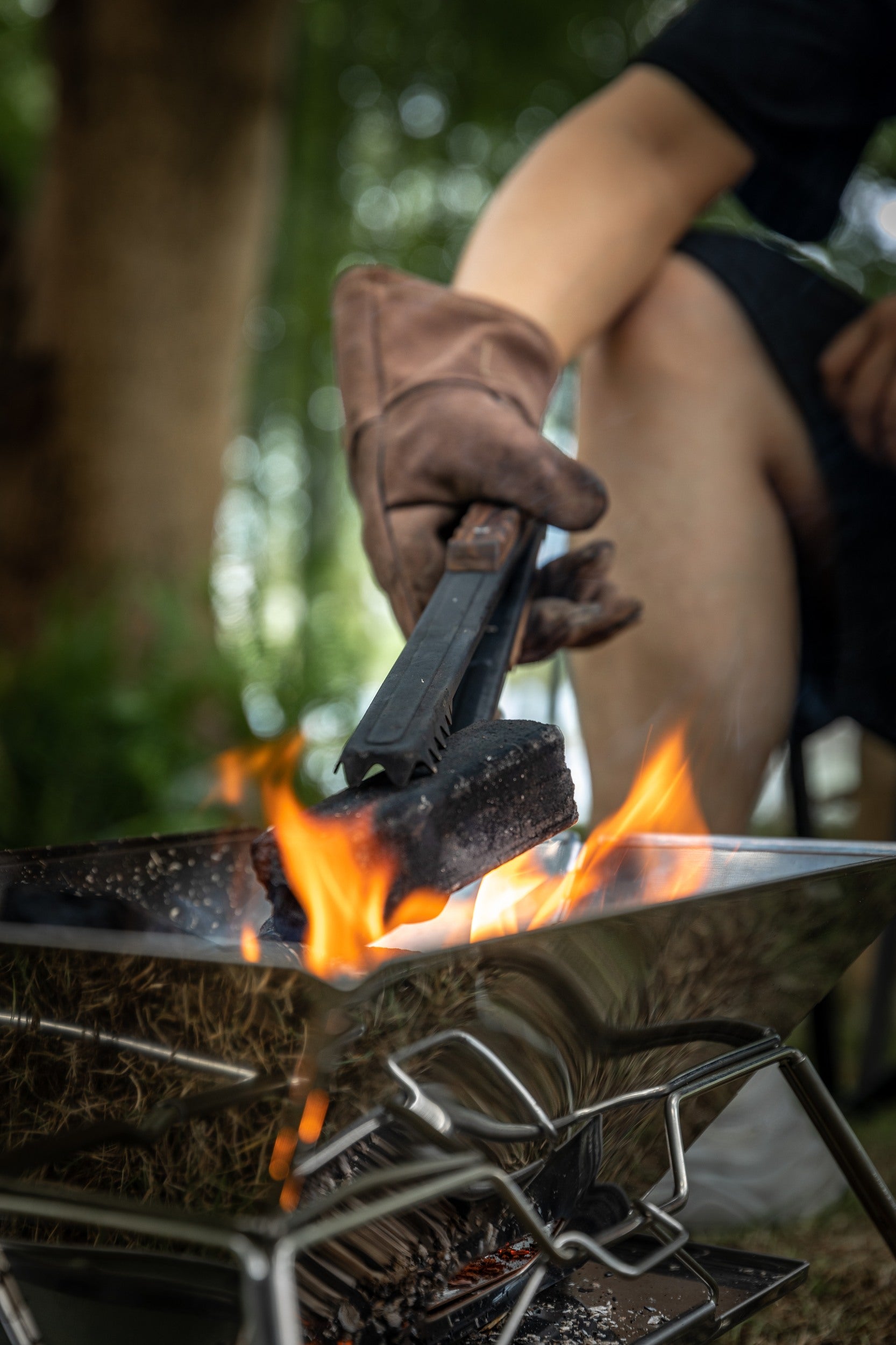 薪ばさみ ブラックローズウッドハンドル BKMS-41