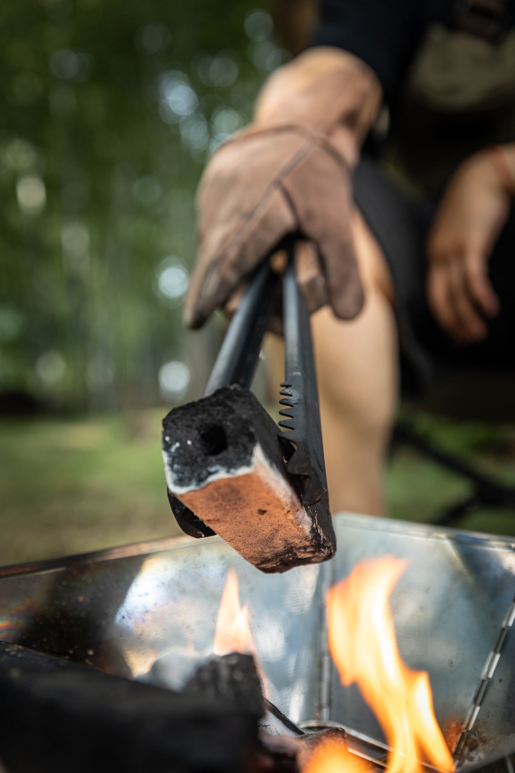 薪ばさみ ブラックローズウッドハンドル BKMS-41