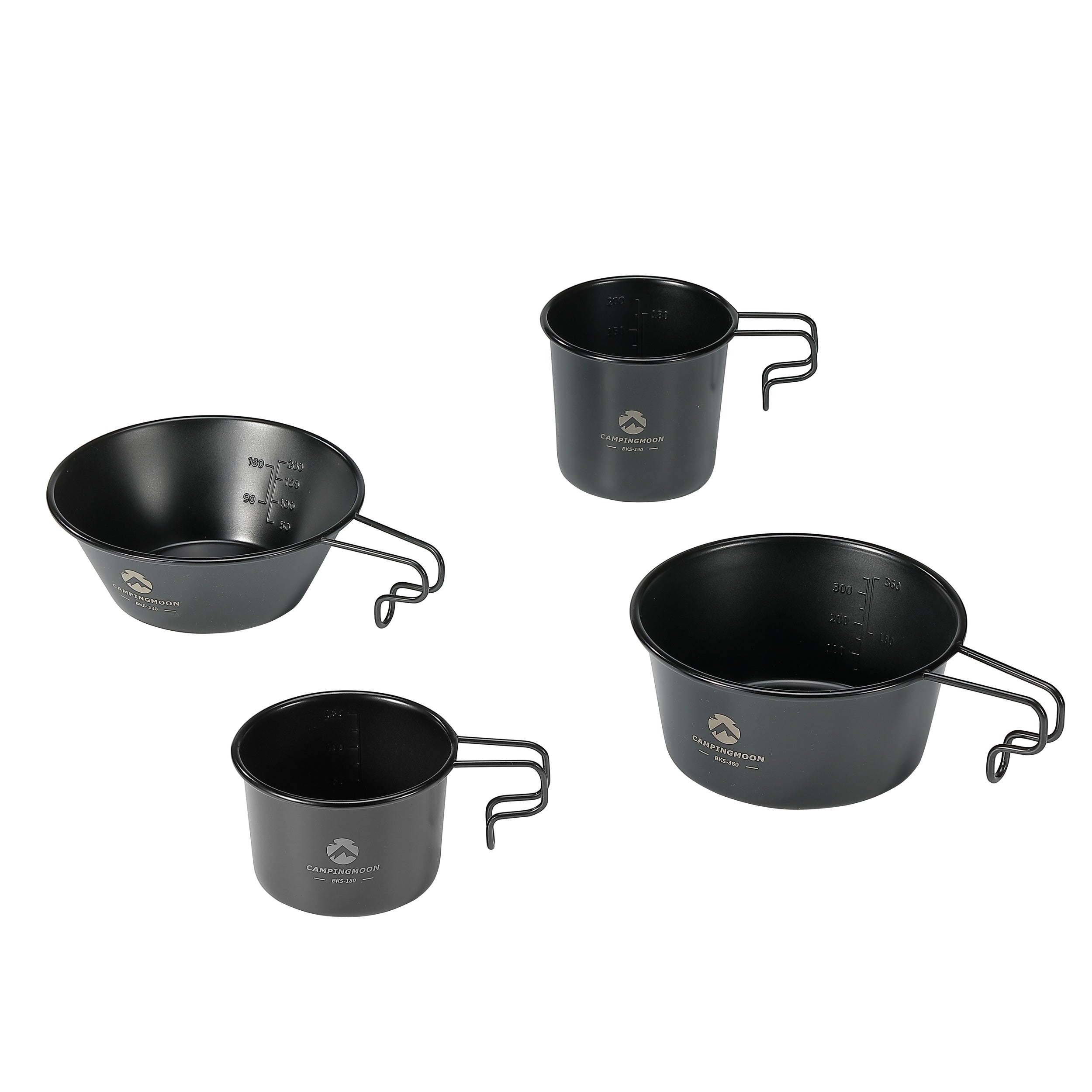 ミニシェラカップ チタン黒酸化発色 2点セット BKS-050-2P