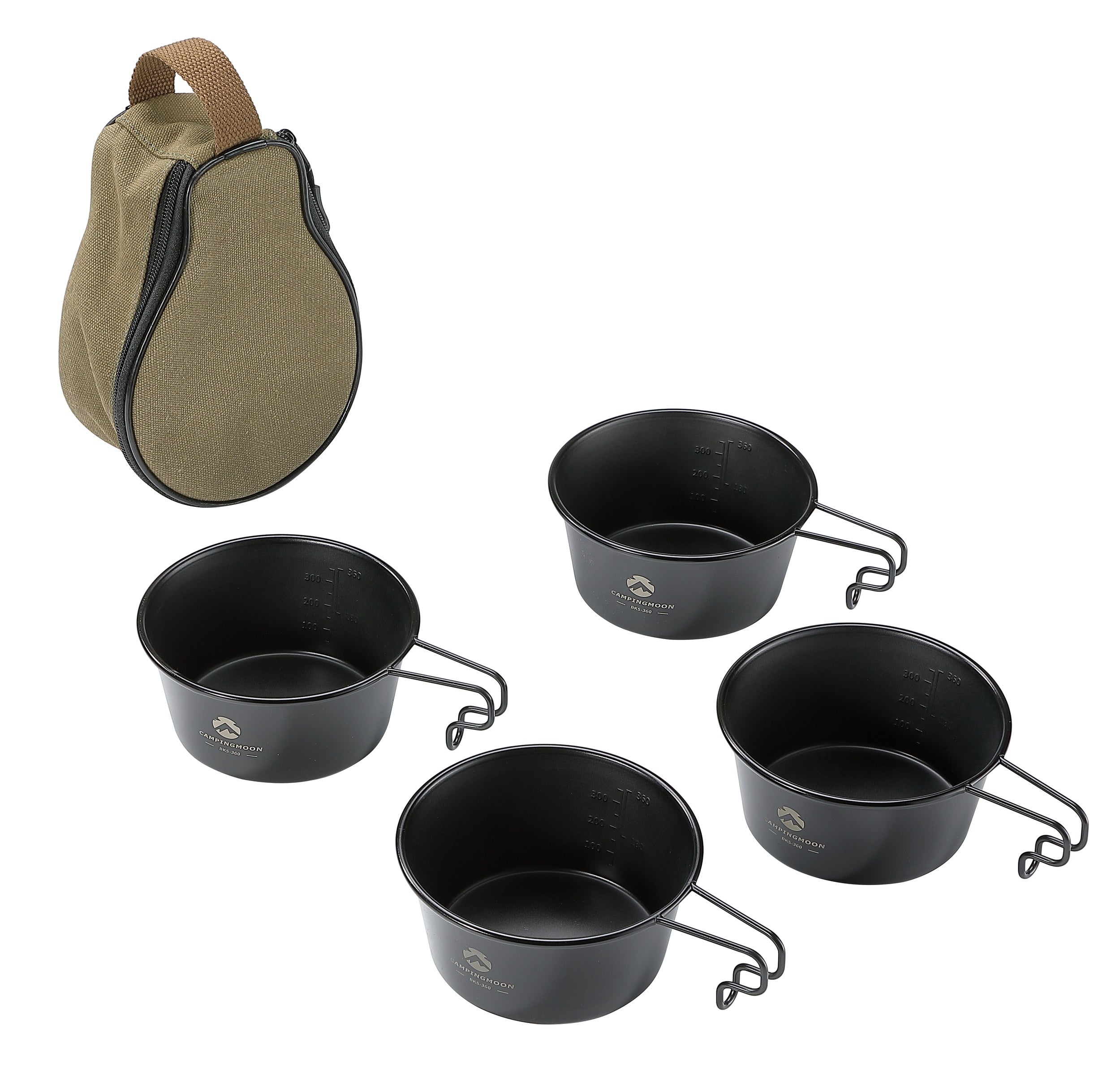 ミニシェラカップ チタン黒酸化発色 2点セット BKS-050-2P