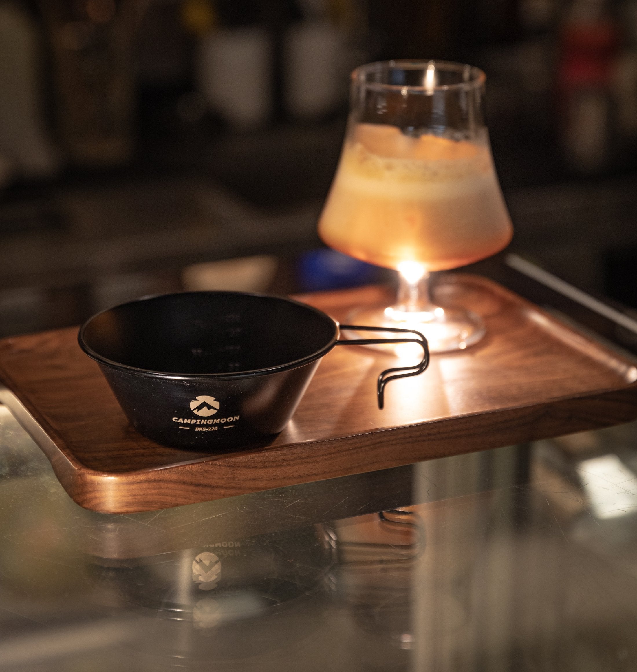 黒シェラカップ チタン酸化被膜 BKS-220-2P