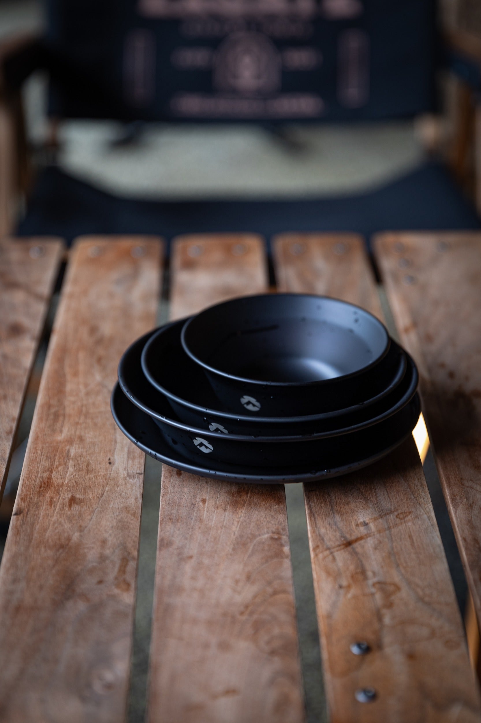 ステンレス食器セット 黒酸化チタン発色 BKS395-1S