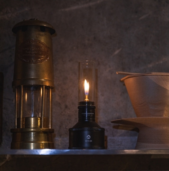 キャンドル風ガスランタン 充てんタンク付属 BKT-1D15