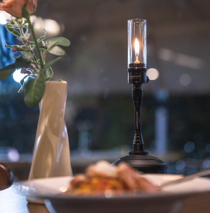 キャンドル風ガスランタン 充てんタンク付属 BKT-1D15