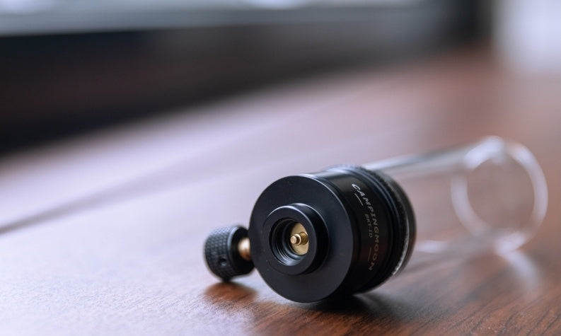 キャンドルガスランタン CNC削り出しブラック BKT-1D