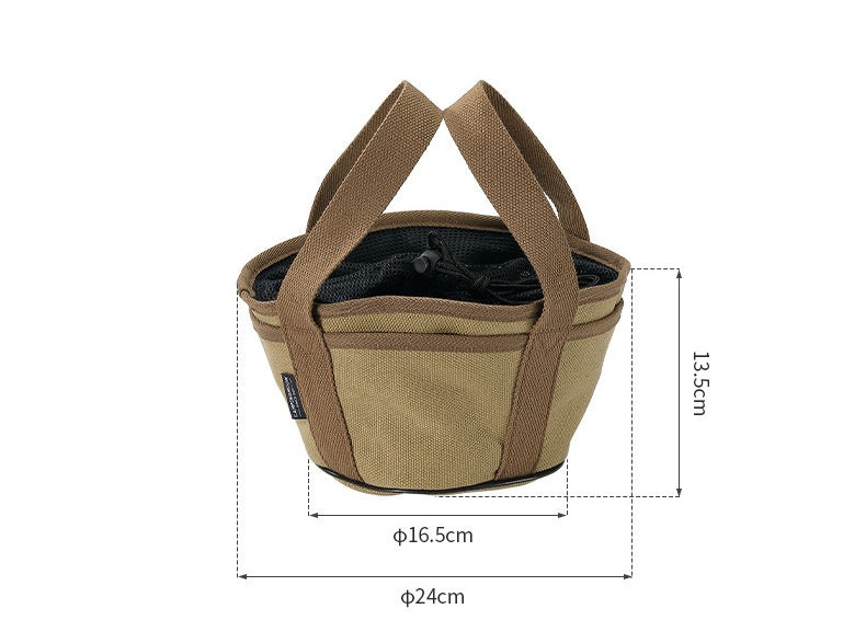 ダッチオーブンケース 24oz厚手帆布 DO-25-BK