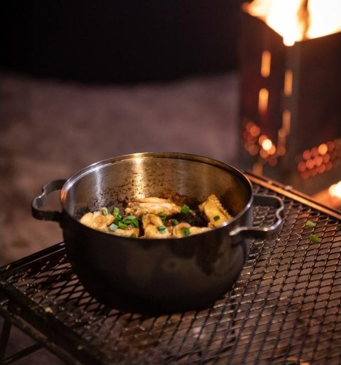 ステンレスダッチオーブン 6インチ オールステンレス304製 DO-25