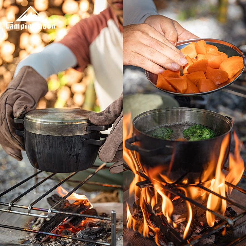 ステンレスダッチオーブン 6インチ オールステンレス304製 DO-25