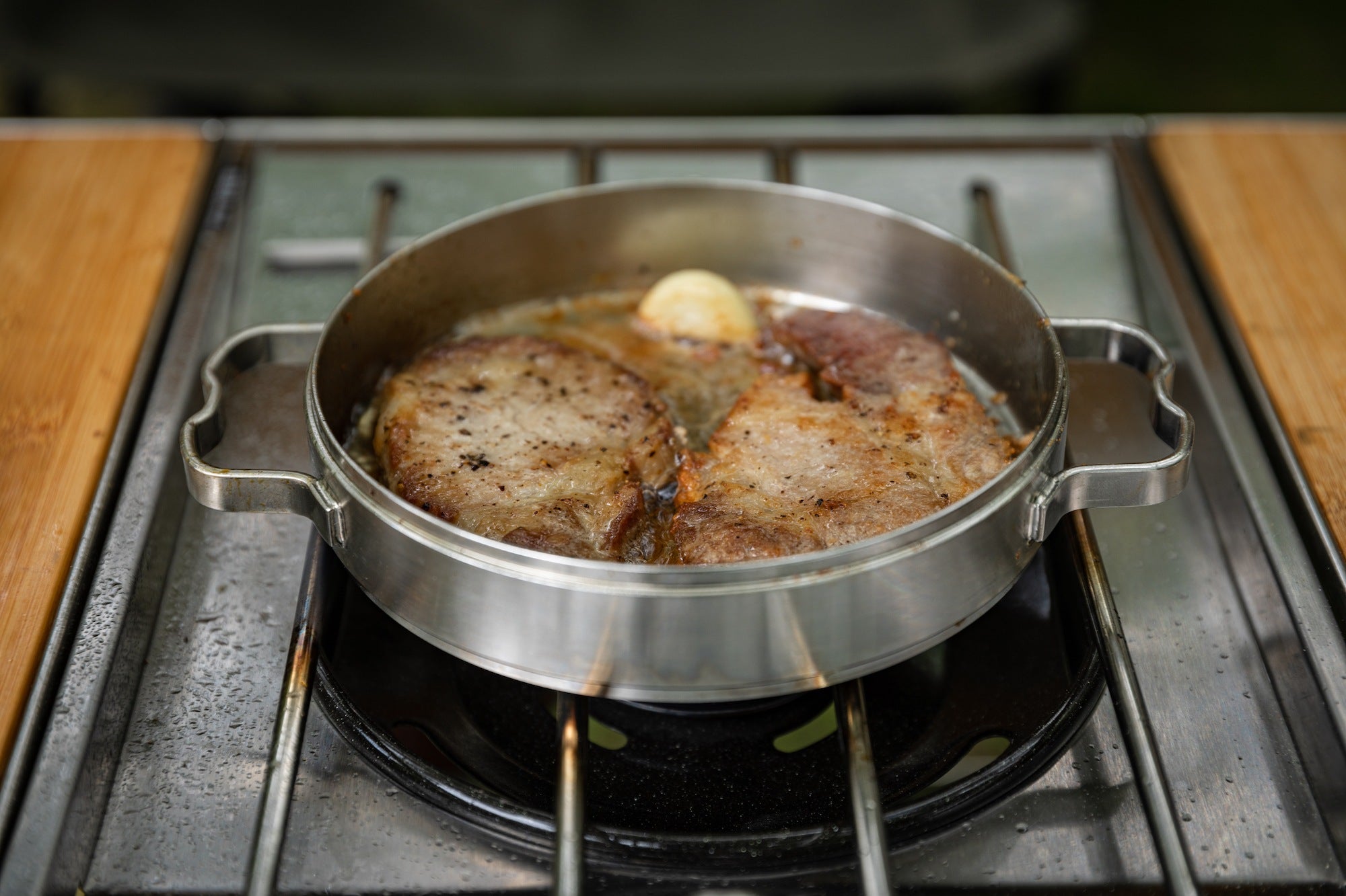 ステンレスダッチオーブン 6インチ オールステンレス304製 DO-25