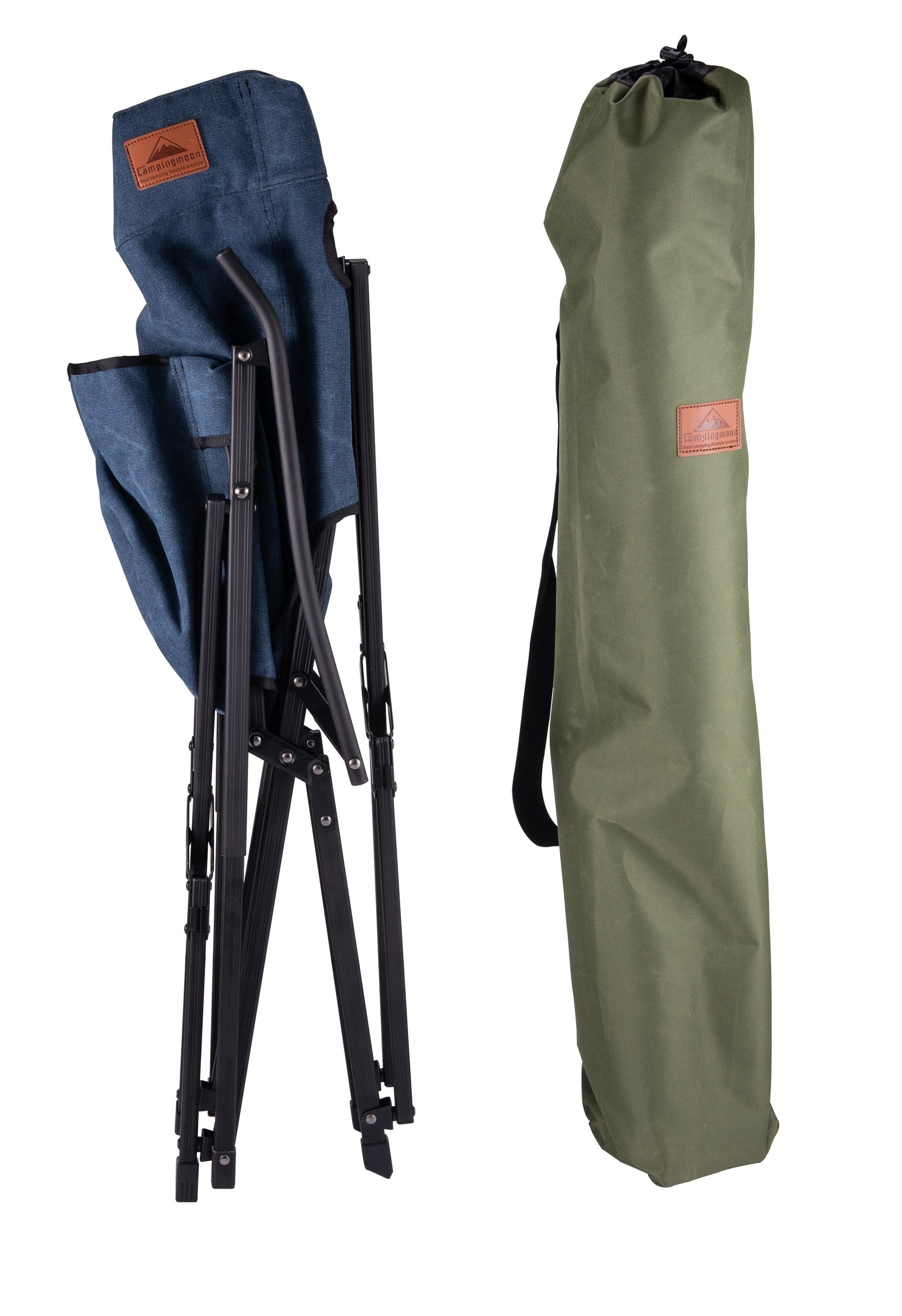 焚き火ローチェア 火の粉に強い帆布生地 F-1003C-BL