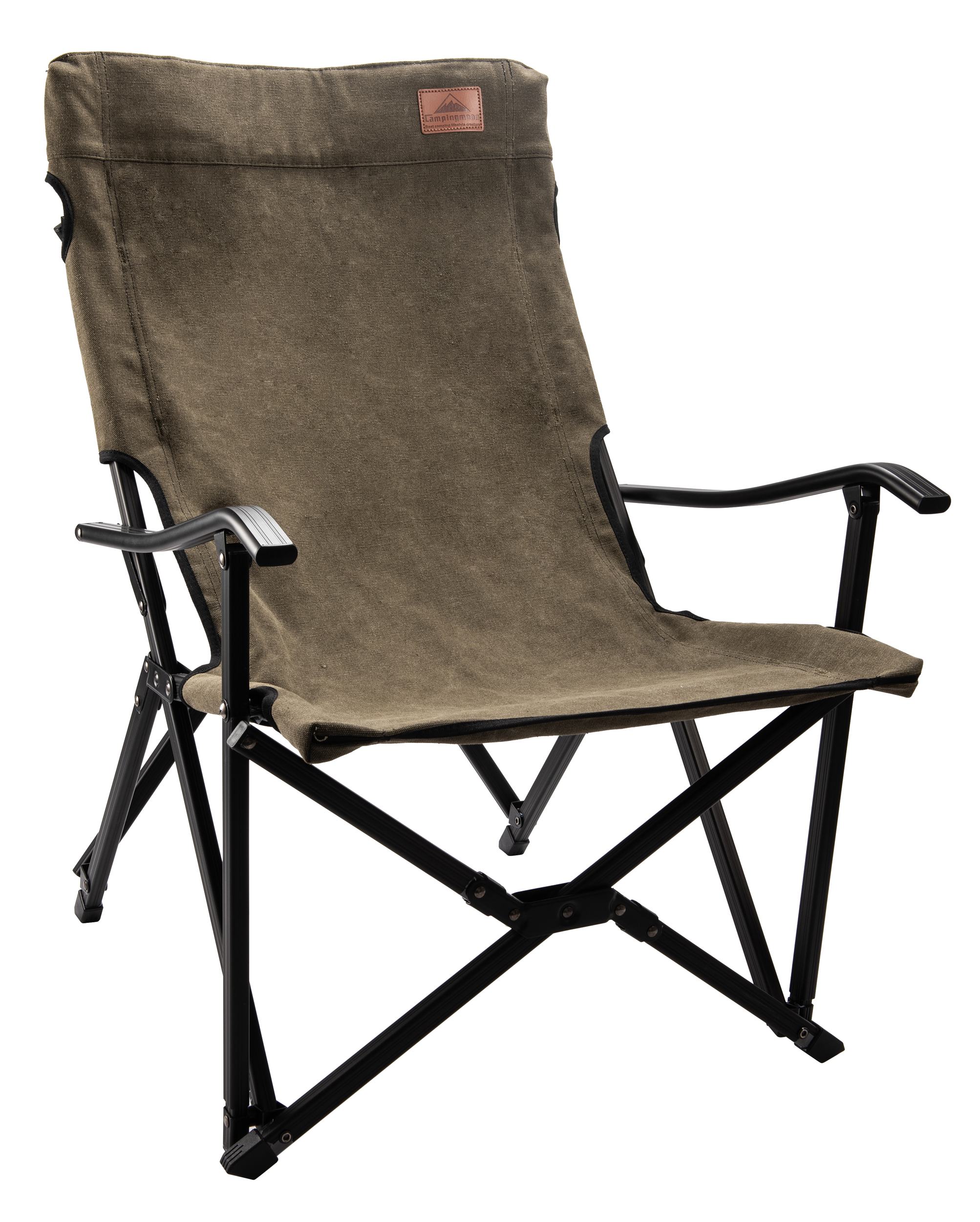 焚き火ローチェア 火の粉に強いコットン帆布 F-1003C-K