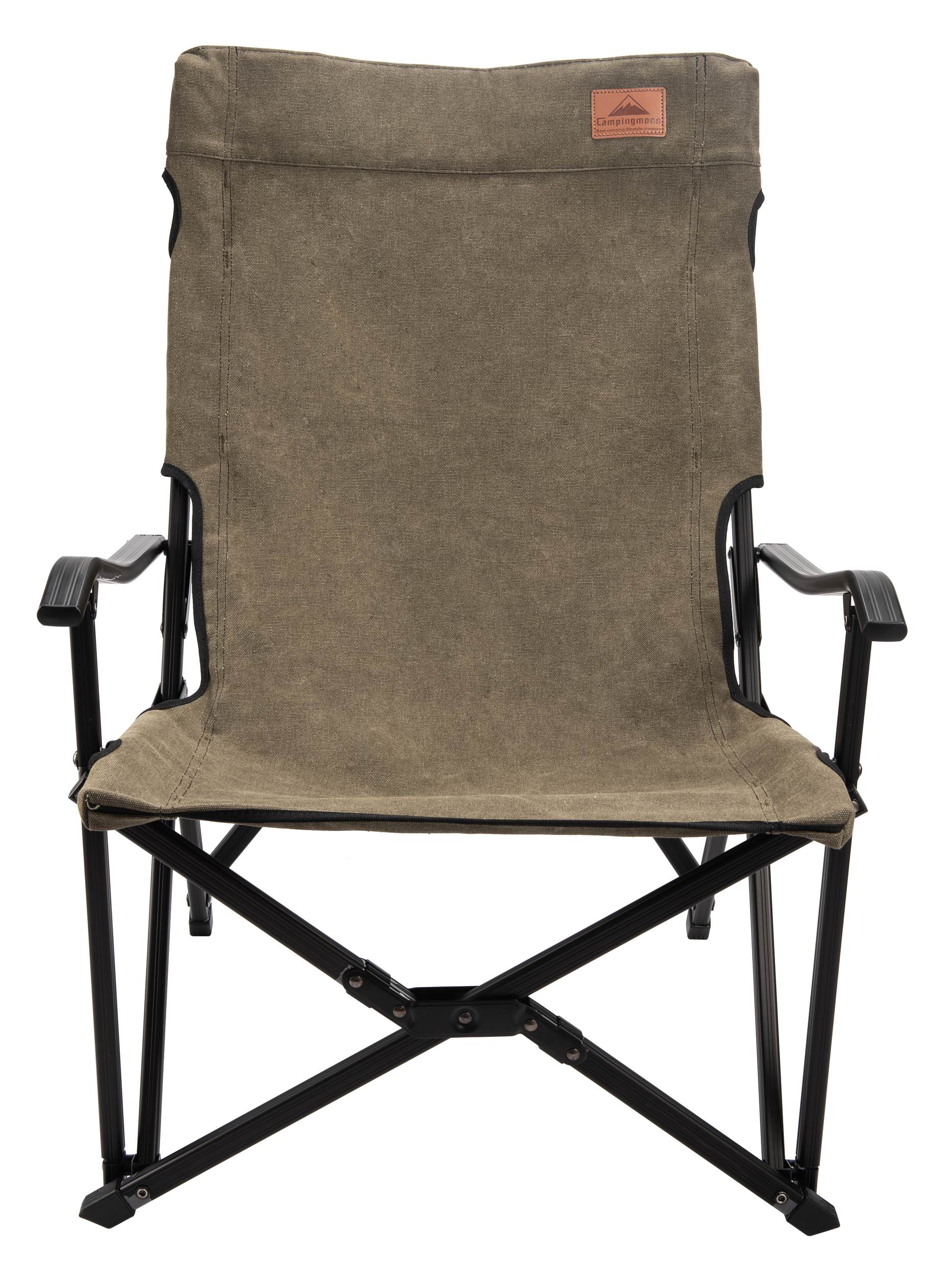 焚き火ローチェア 火の粉に強いコットン帆布 F-1003C-K