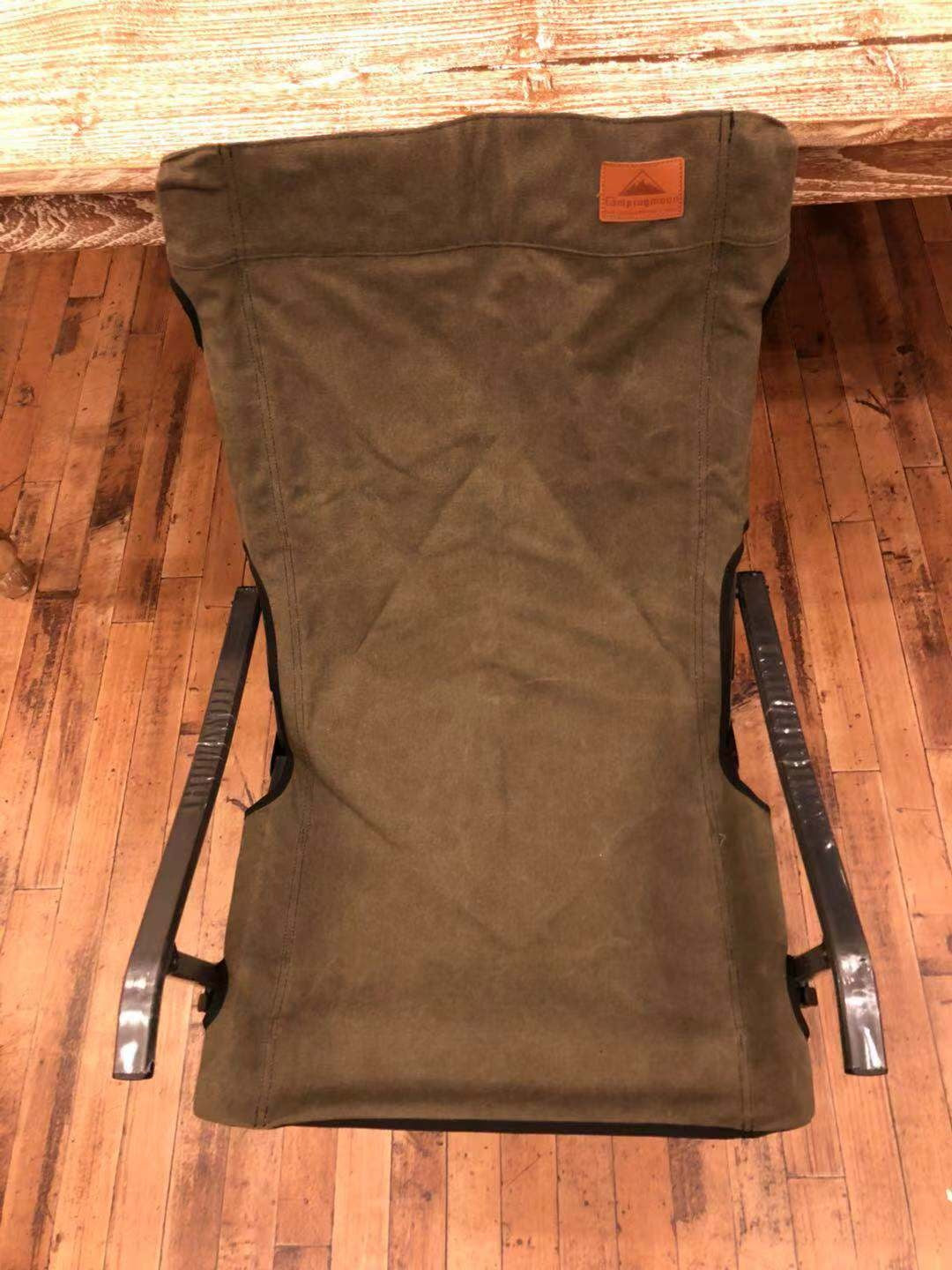 焚き火ローチェア 火の粉に強いコットン帆布 F-1003C-K