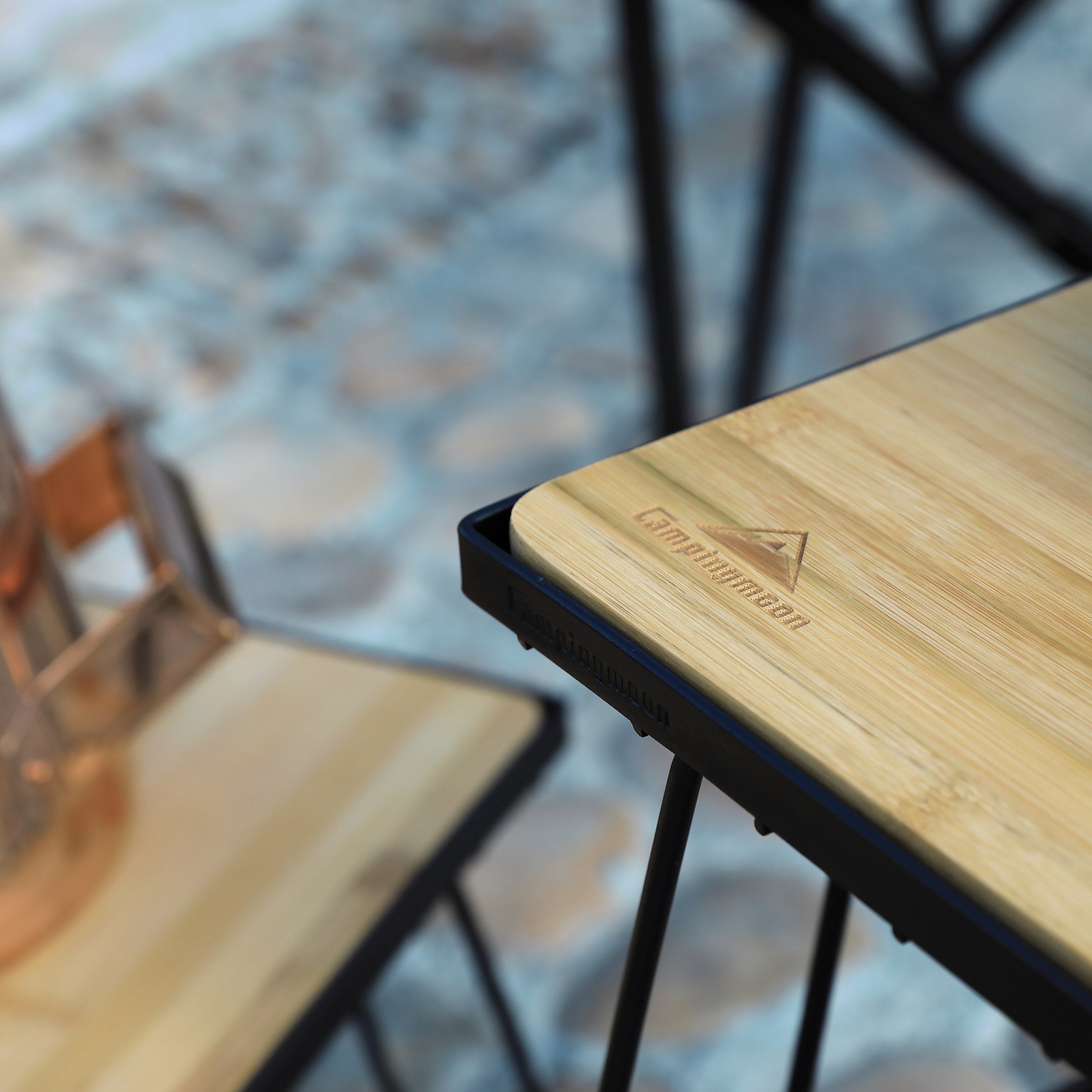 焚き火ローチェア 火の粉に強いコットン帆布 F-1003C-K