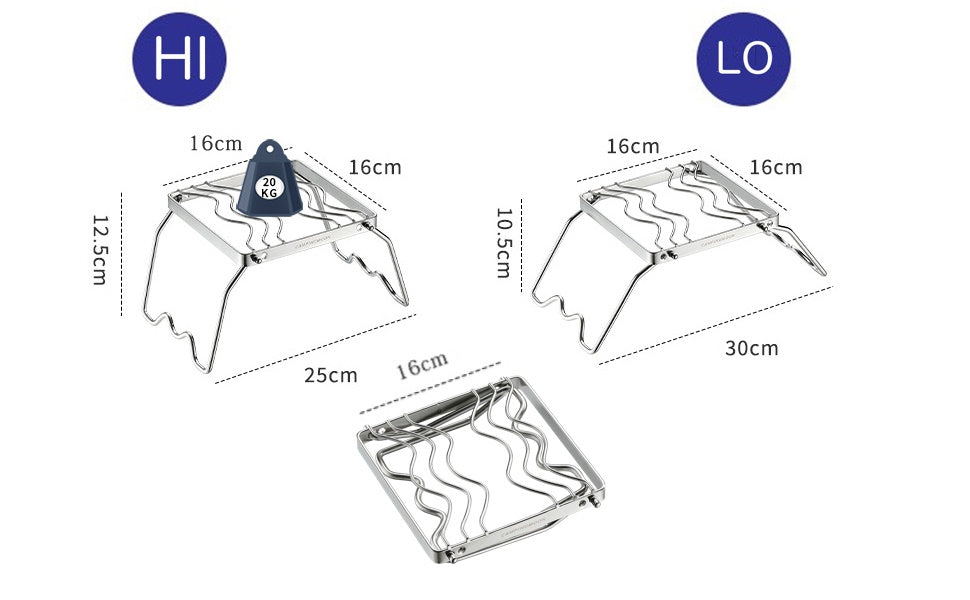 クッカースタンド 高さ2段階調整 MS-1001