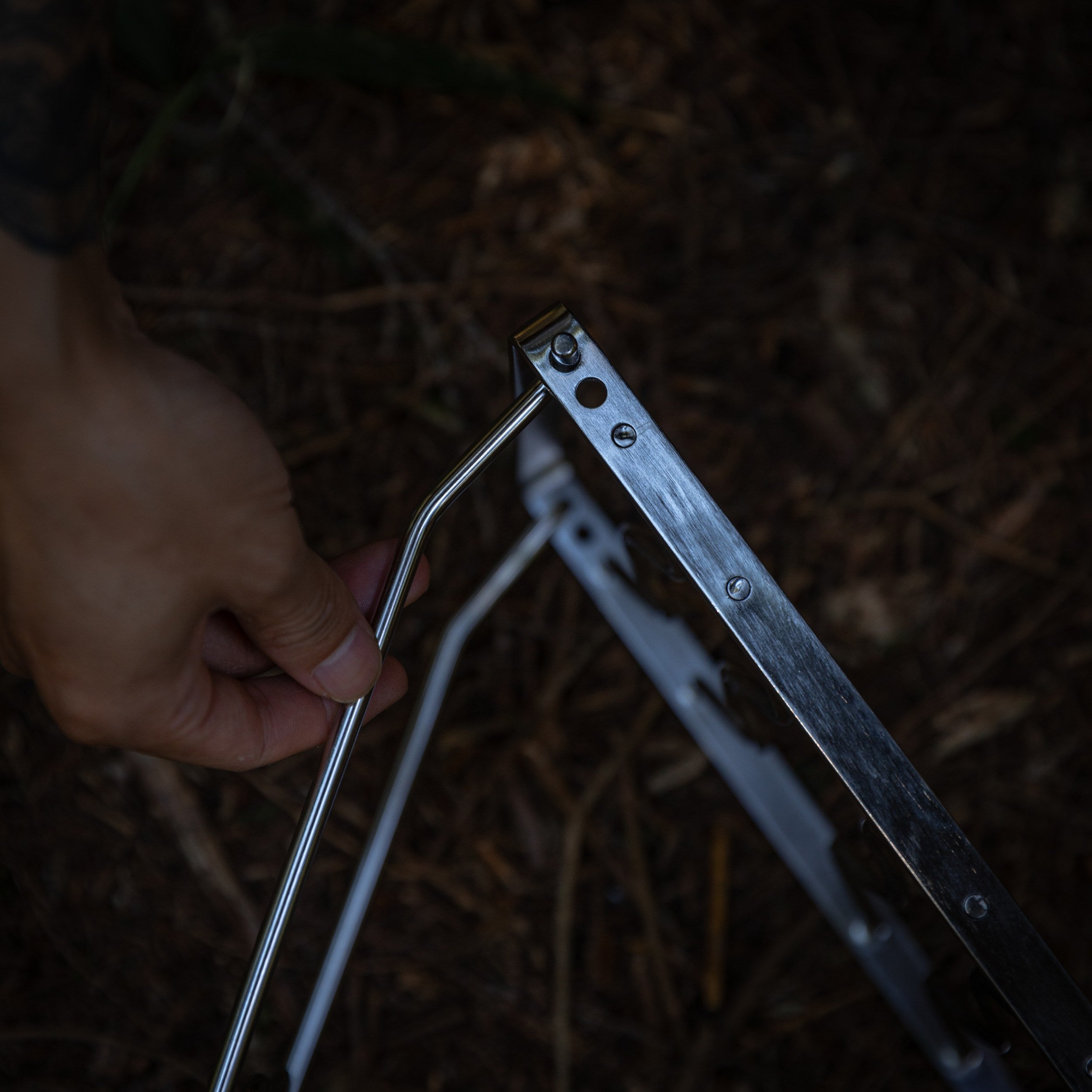 クッカースタンド 高さ調整ロングタイプ MS-1019