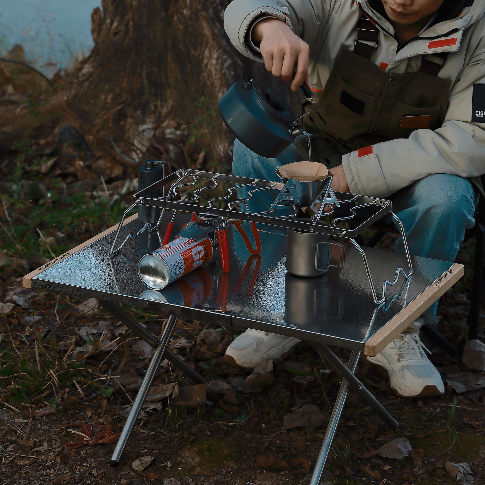 クッカースタンド 高さ2段階調整 MS-1111