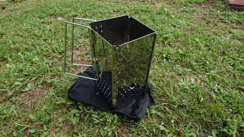 チャコールスターター 折りたたみ式ステンレス MT-18