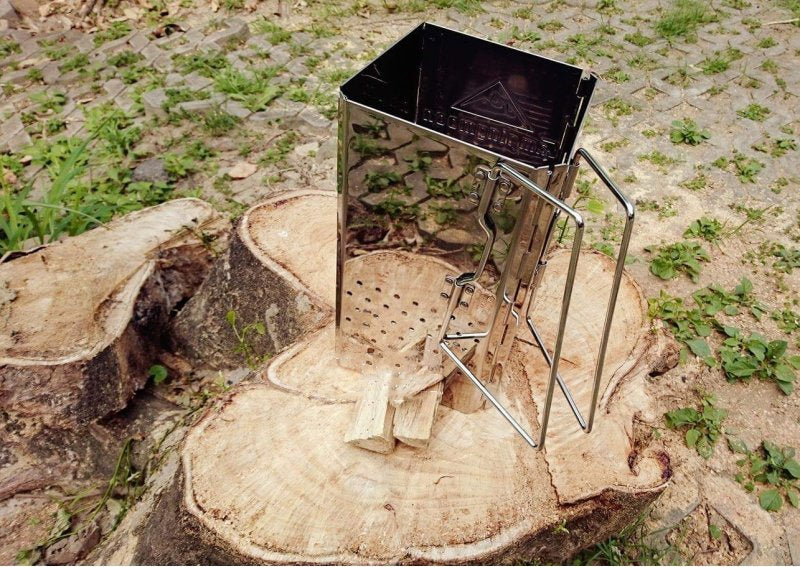 チャコールスターター 折りたたみ式ステンレス MT-18