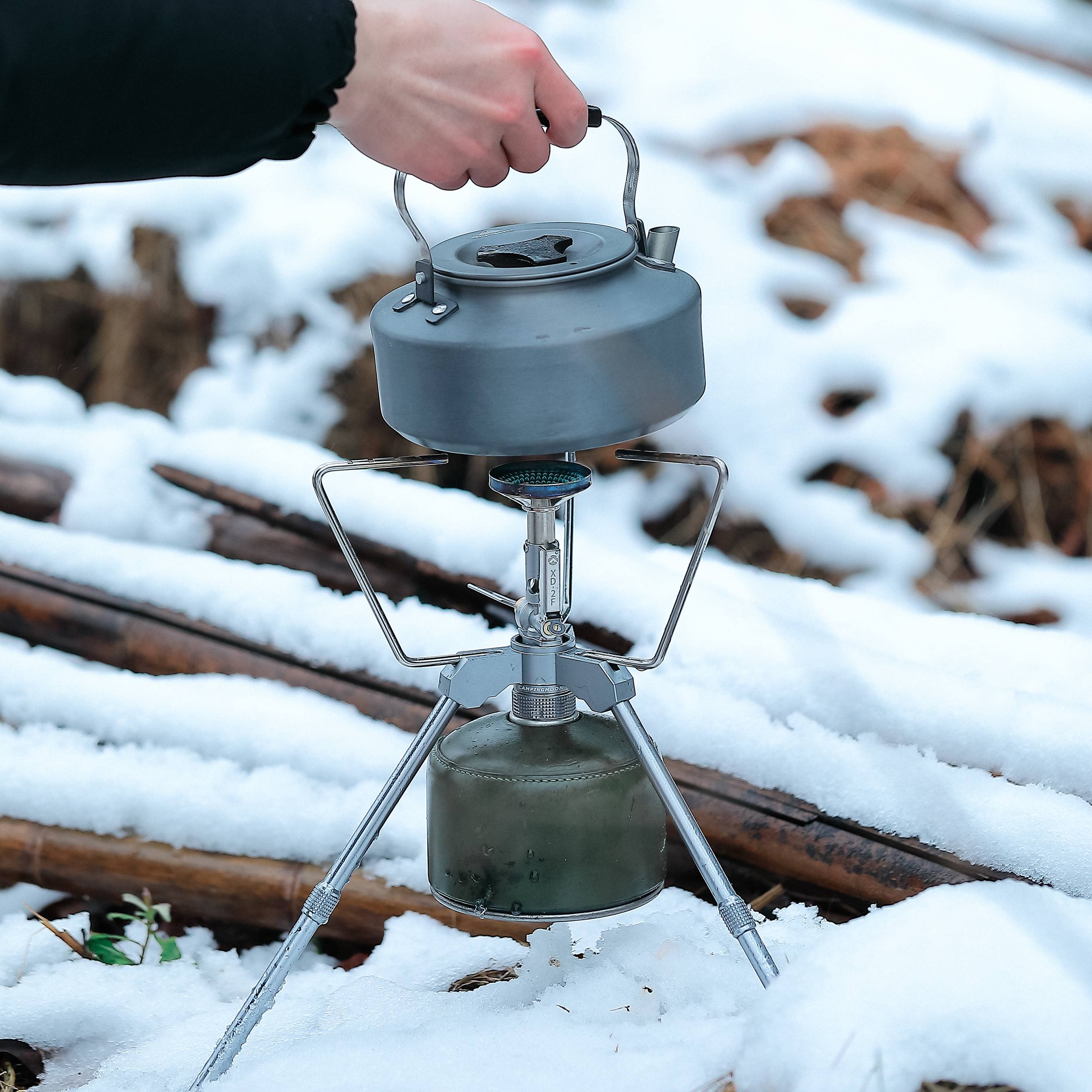 アウトドアケトル アルミ製軽量1.0L S1000