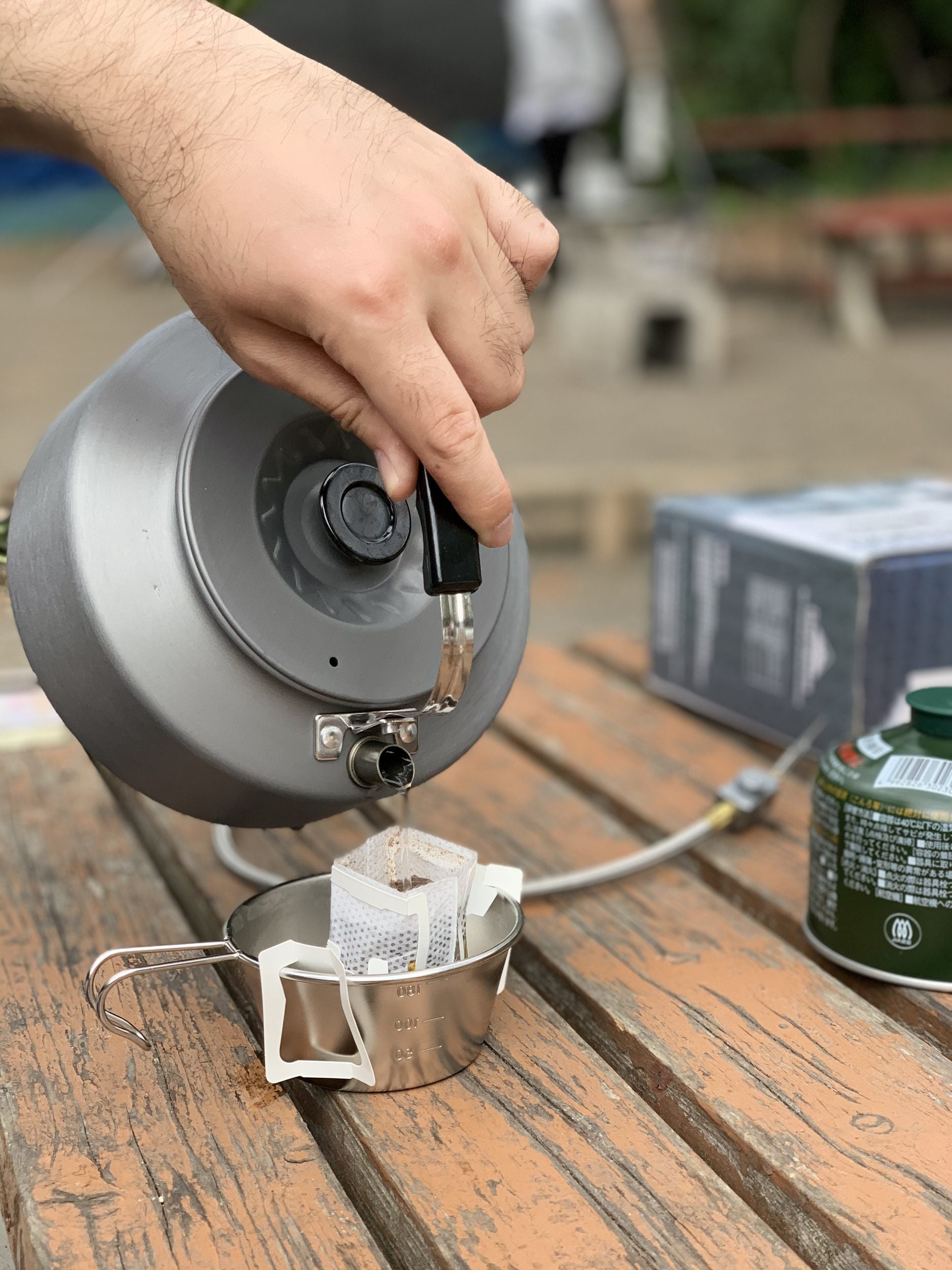 アウトドアケトル 硬質アルマイト S1500