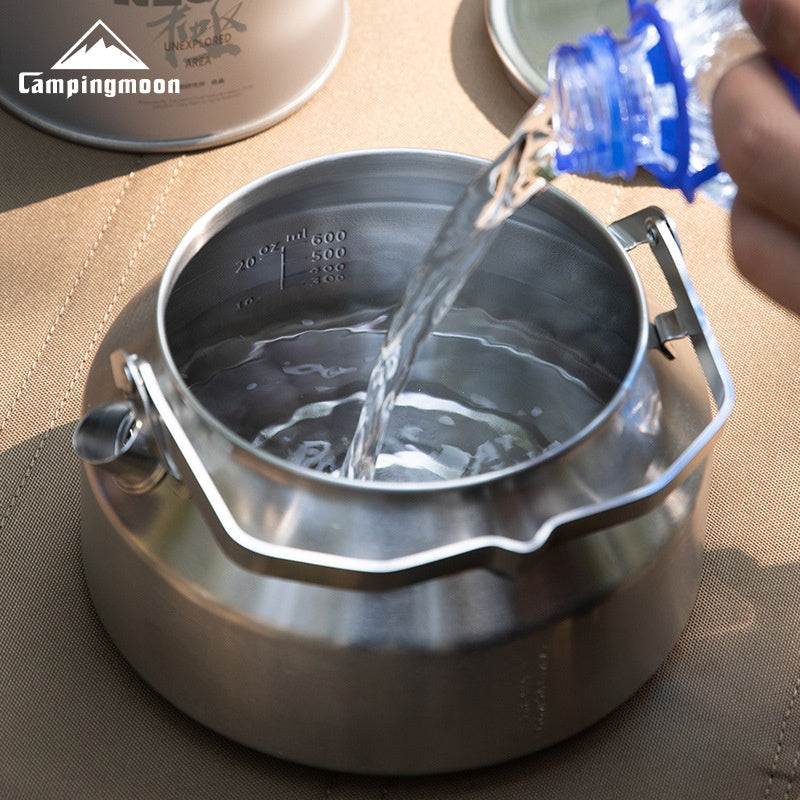 焚き火ケトル 一体成型ステンレス SW-1