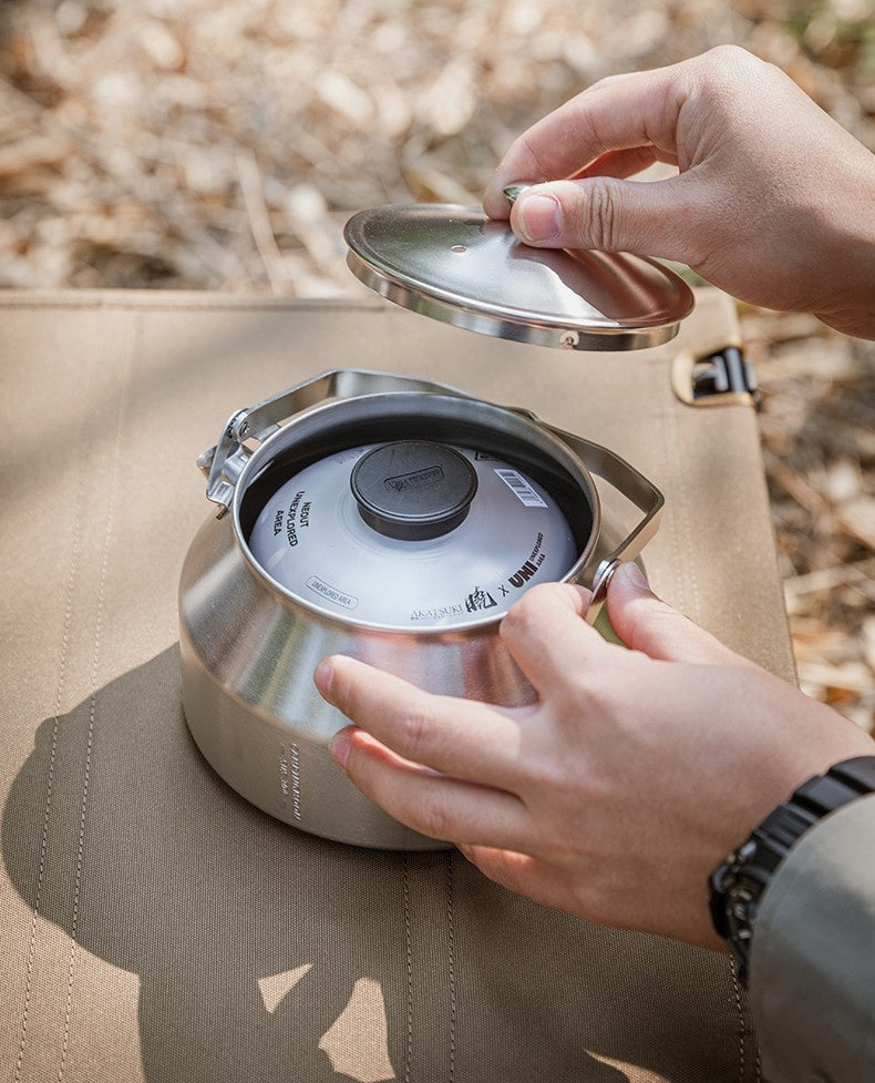 焚き火ケトル 一体成型ステンレス SW-1