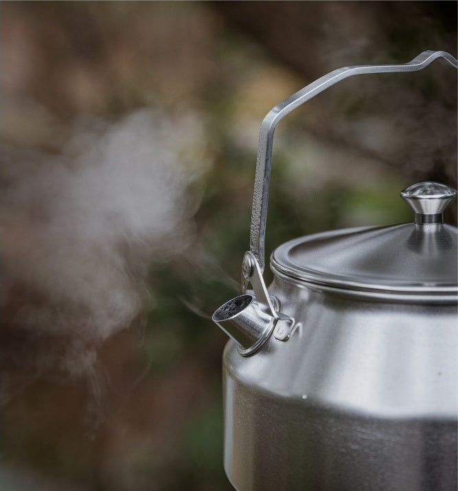 焚き火ケトル 一体成型ステンレス SW-1