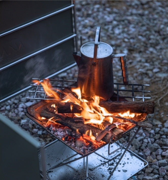 焚き火ケトル 一体成型ステンレス 1.5L SW-6