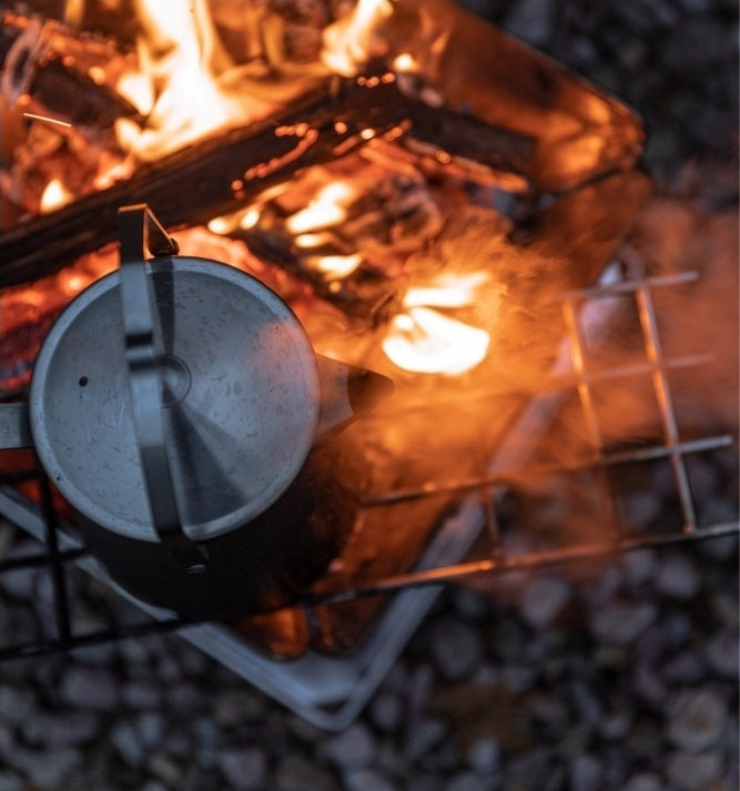 焚き火ケトル 一体成型ステンレス 1.5L SW-6