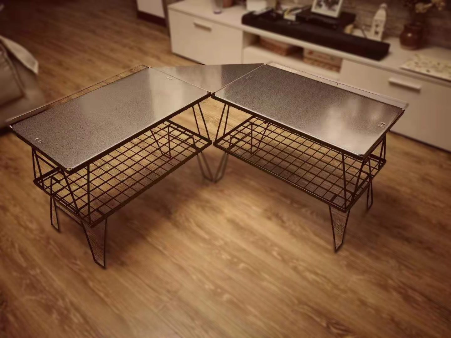 フィールドラック用天板 ステンレス エンボス加工 T-2305