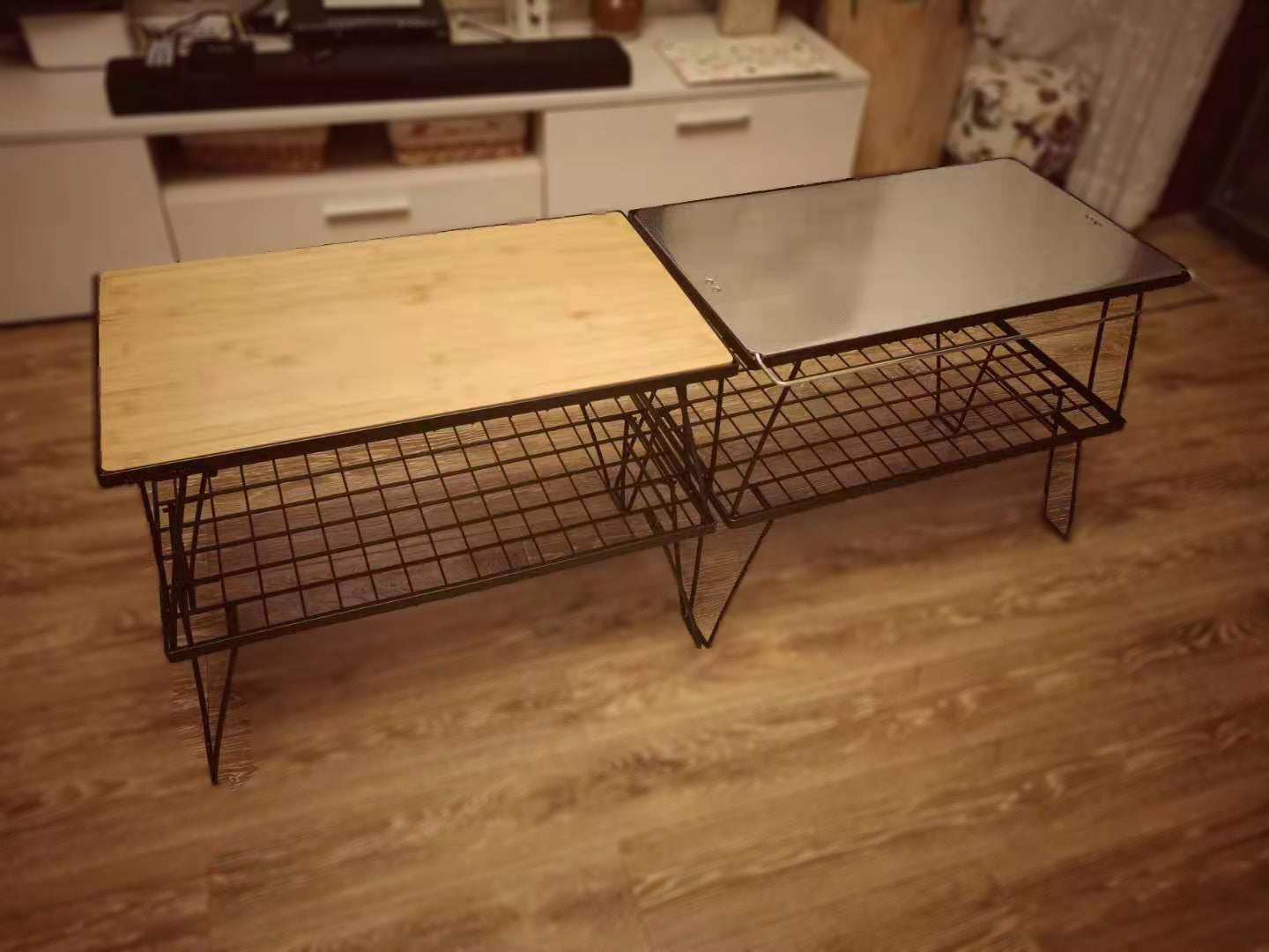 フィールドラック用天板 ステンレス エンボス加工 T-2305