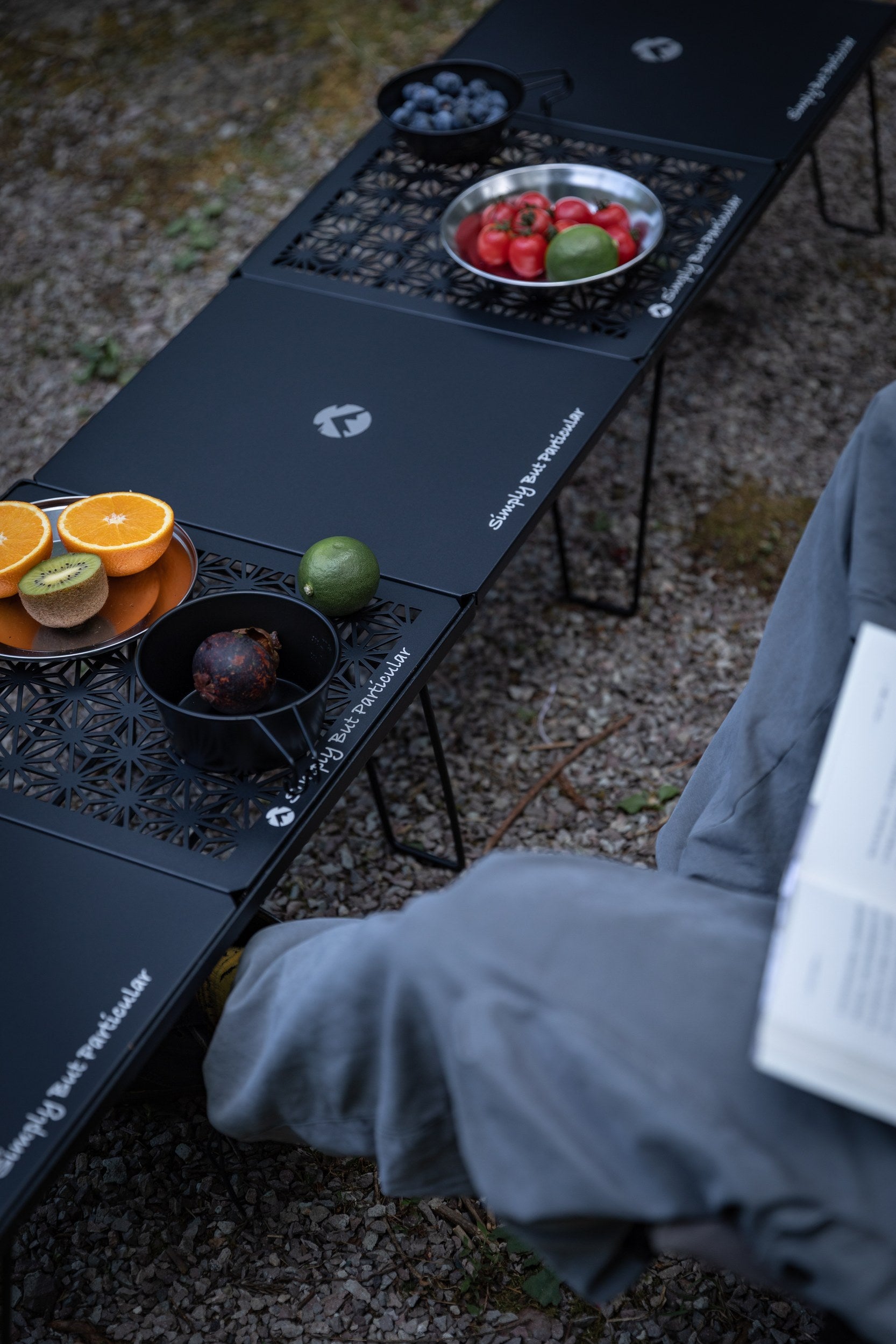 フィールドラック連結用天板 ハーフ アルミ製 T-2309-BK