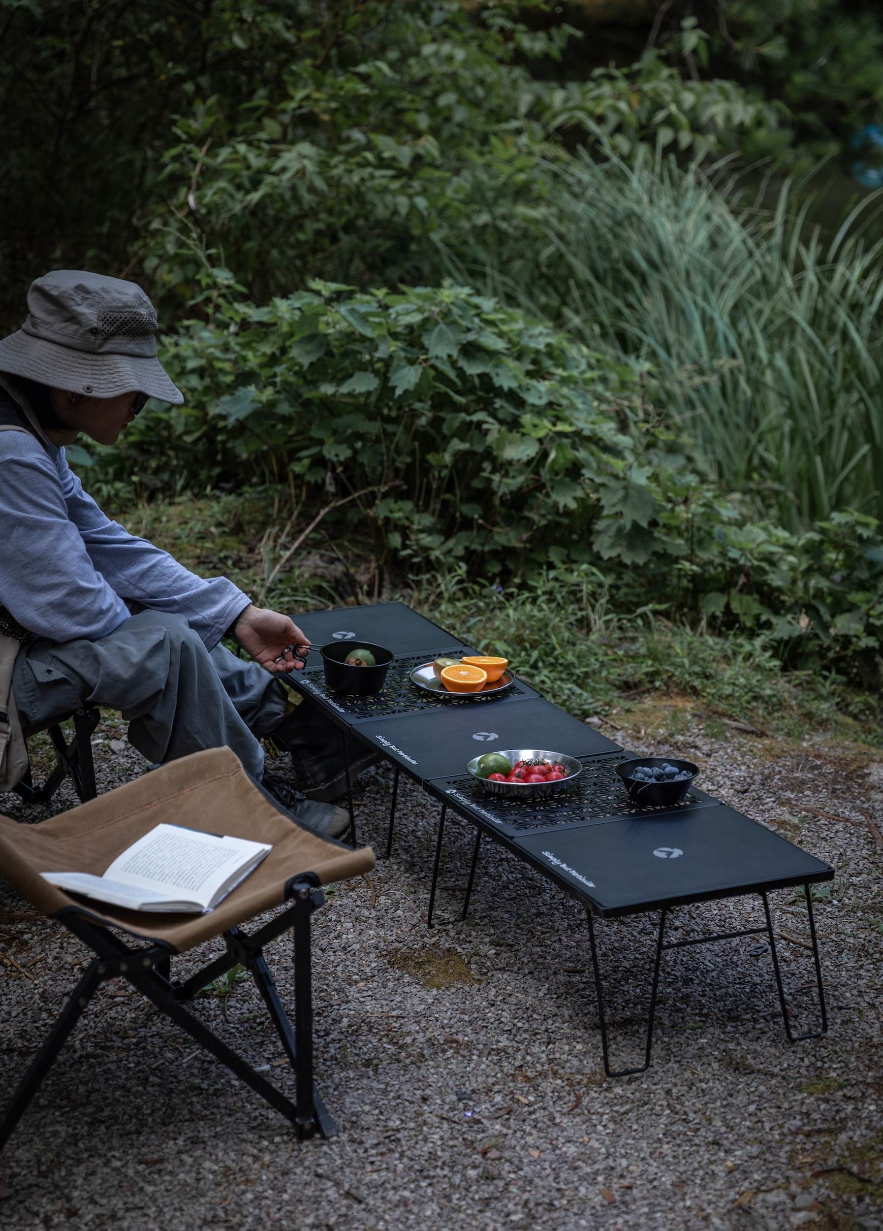 フィールドラック連結用天板 麻の葉紋様アルミ製 T-2309-C