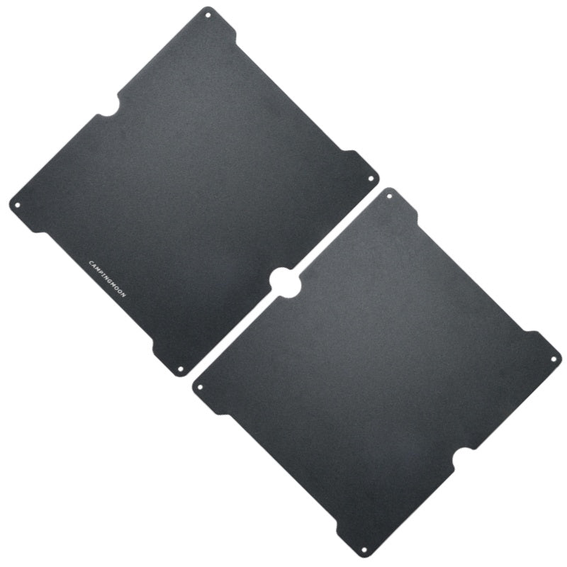 フィールドラック用ハーフ天板 アルミブラック仕上げ T-2358-2P