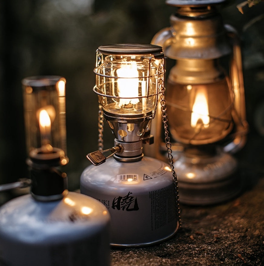 小型ガスランタン 吊り下げ可 T-4