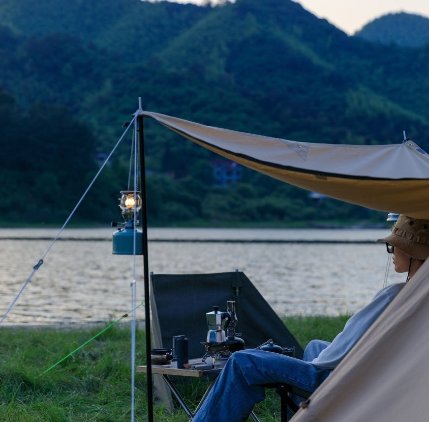 小型ガスランタン 吊り下げ可 T-4