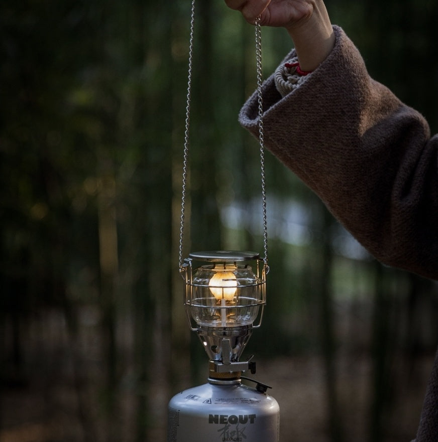 小型ガスランタン 吊り下げ可 T-4