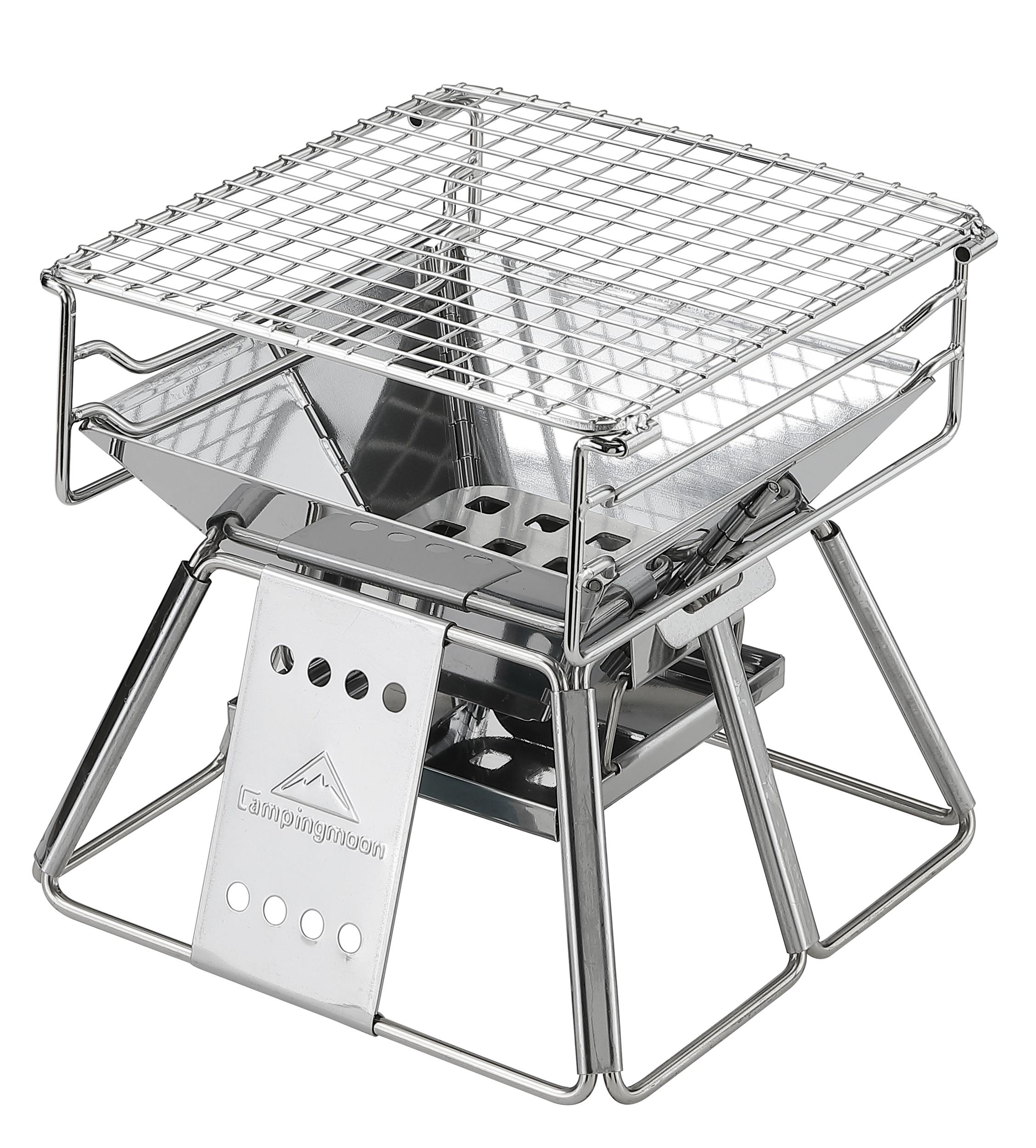 焚き火グリル 高さ3段階調整 X-MINI